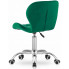 ciemnozielone pikowane krzesło obrotowe Renes 4X