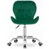 pikowane zielone krzesło obrotowe w stylu nowoczesnym Renes 4X