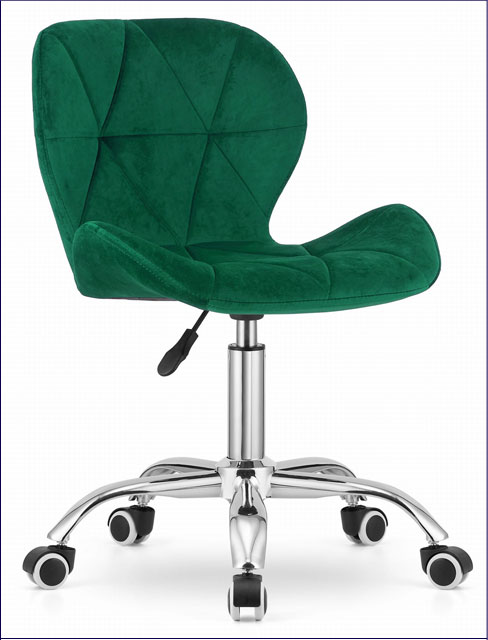 Zielone krzesło obrotowe Renes 4X