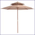 Parasol dwupoziomowy Serenity kolor taupe