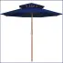 Niebieski parasol dwupoziomowy Serenity