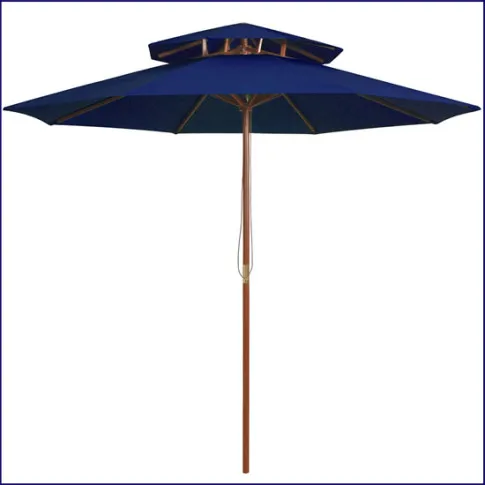 Niebieski parasol dwupoziomowy Serenity