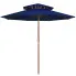 Niebieski parasol ogrodowy Serenity