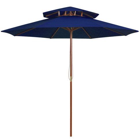 Niebieski parasol ogrodowy Serenity