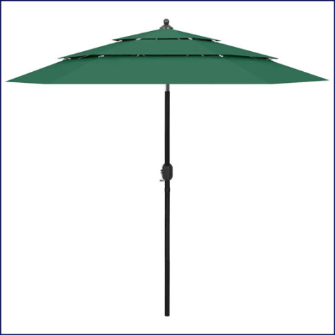 Zielony parasol do ogrodu Haru