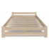 Skandynawskie łóżko z materacem z drewna sosnowego Difo 3X