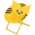 Żółte krzesełko w formie kotka Bofi