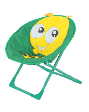 Zielone składane krzesełko dziecięce pszczółka - Bofi w sklepie Edinos.pl