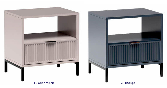 Wybór kolorystyki stolika nocnego Tardes 9X