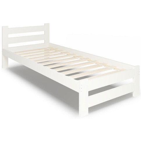 białe łóżko drewniane sosnowe Zinos 3X
