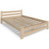 drewniane łóżko małżenskie dwuosobowe sosna Zinos 3X