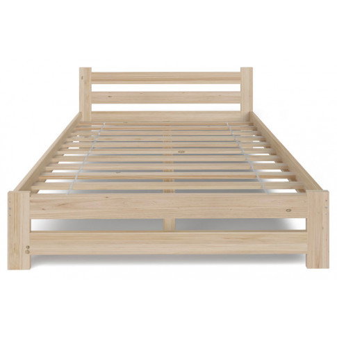 Minimalistyczne łóżko drewniane z materacem Zinos 3X