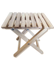 Drewniane składane krzesełko turystyczne - Teos w sklepie Edinos.pl