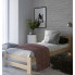 wizualizacja pojedynczego łóżka skandynawskiego sosnowego bez materaca Zinos 3X