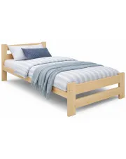 Drewniane łóżko jednoosobowe 80x200 - Berti 3X w sklepie Edinos.pl