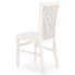 biale krzeslo z oparciem z pionowych listewek mako 3x