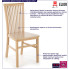 infografika krzesła klasycznego kuchennego drewnianego sonoma Mako 3X