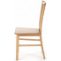 drewniane krzesło dąb artisan kuchenne klasyczne Mako 3X