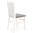 drewniane białe krzesło tapicerowane Mako 4X