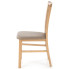 bukowe drewniane krzesło do kuchni tapicerowane dąb artisan Mako 4X