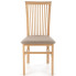 drewniane krzesło tapicerowane do klasycznej jadalni artisan Mako 4X
