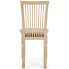 drewniane krzesło do jadalni klasycznej sonoma tapicerowane Mako 4X