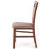 drewniane krzeslo tapicerowane ciemny orzech do klasycznej jadalni mako 5x