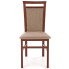 drewniane krzeslo tapicerowane ciemny orzech mako 5x