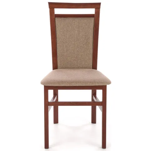 drewniane krzeslo tapicerowane ciemny orzech mako 5x