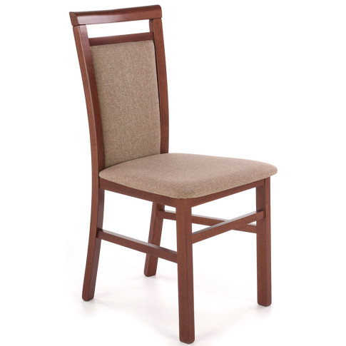krzeslo tapicerowane do jadalni klasycznej ciemny orzech mako 5x