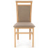 beżowe drewniane krzesło artisan do kuchni klasycznej Mako 5X