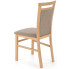 beżowe krzesło drewniane tapicerowane Mako 5X artisan