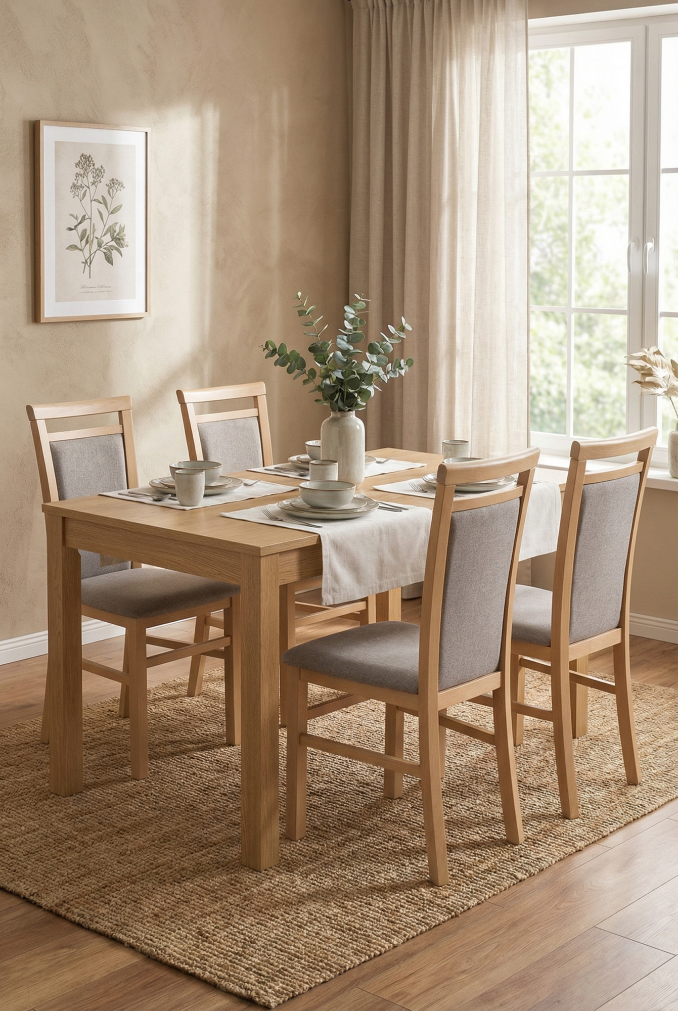 Jadalnia z krzesłami Kensa 5X