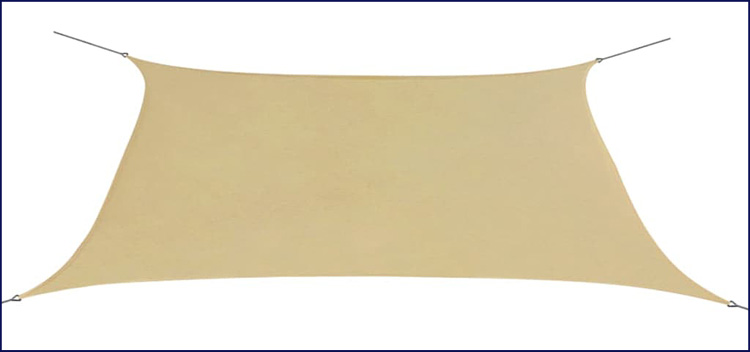 Żagiel przeciwsłoneczny do ogrodu Gusi kolor beżowy