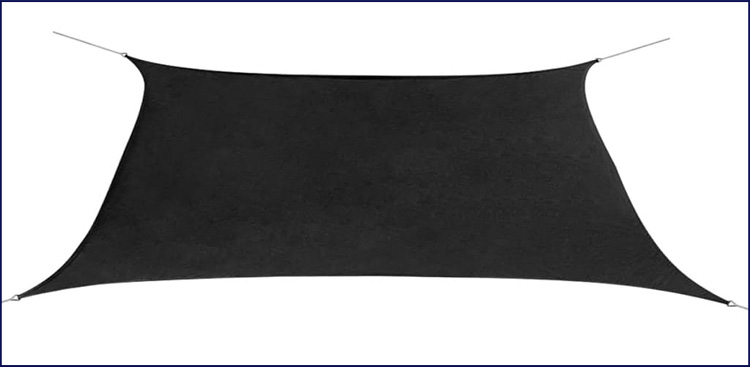 Żagiel przeciwsłoneczny do ogrodu Gusi kolor antracyt