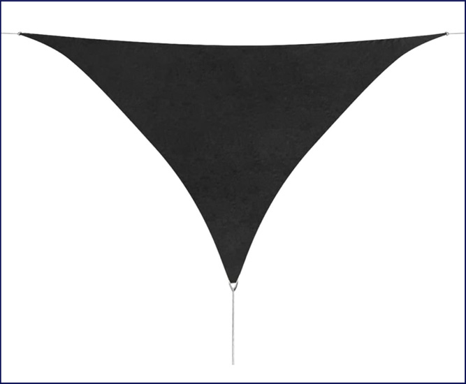Żagiel przeciwsłoneczny do ogrodu Norea kolor antracyt