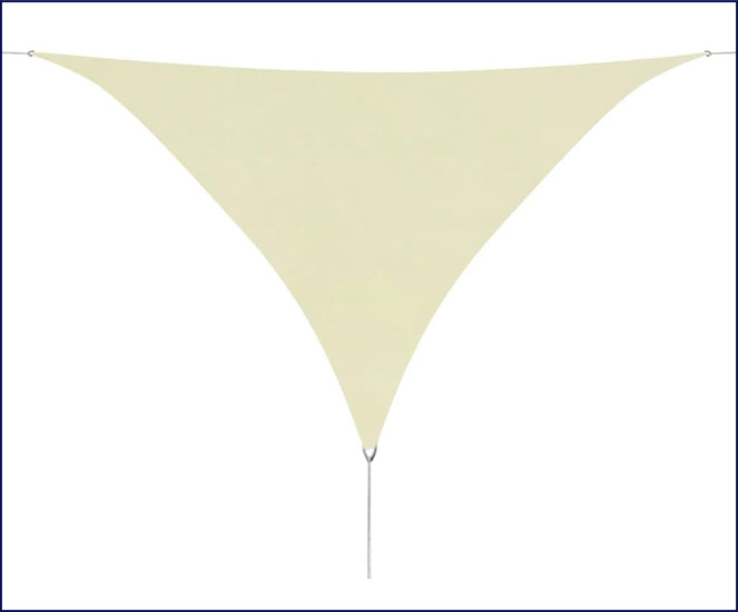Żagiel przeciwsłoneczny do ogrodu Norea kolor kremowy