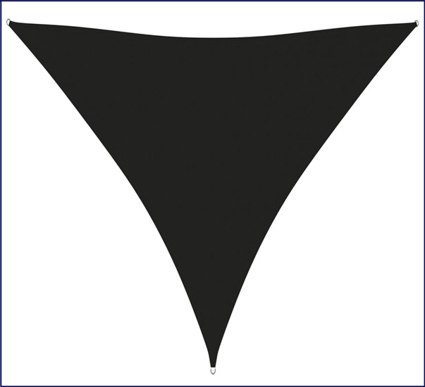 Żagiel przeciwsłoneczny do ogrodu Norea kolor czarny