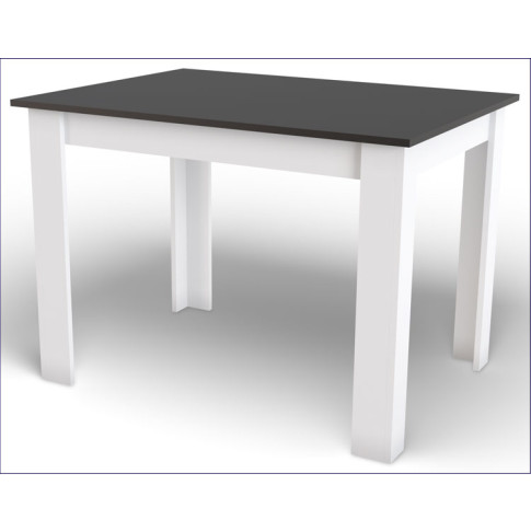 czarno biały nowoczesny stół kuchenny Wezen 4X