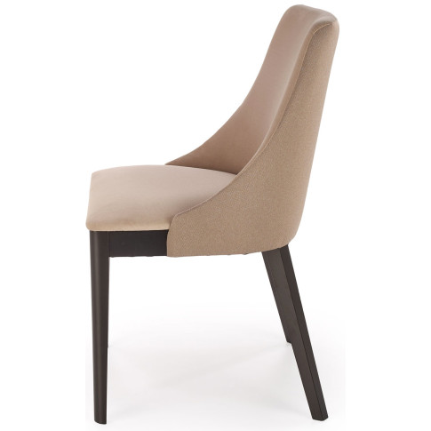 beżowe krzesło tapicerowane jago styl nowoczesny