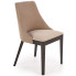 Beżowe krzesło tapicerowane kubełkowe - Jago