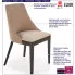 infografika beżowego nowoczesnego krzesła tapicerowanego Jago