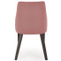 różowe krzesło tapicerowane kubełkowe Jago