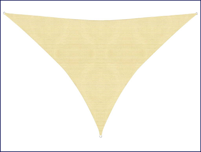 Żagiel przeciwsłoneczny do ogrodu Pola kolor beżowy