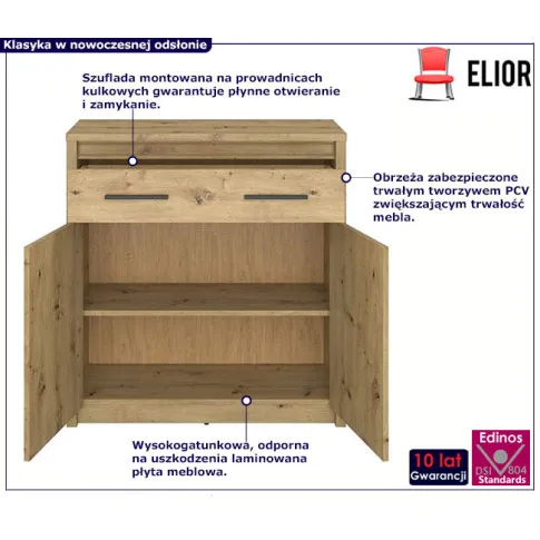 Klasyczna komoda Basani 4X