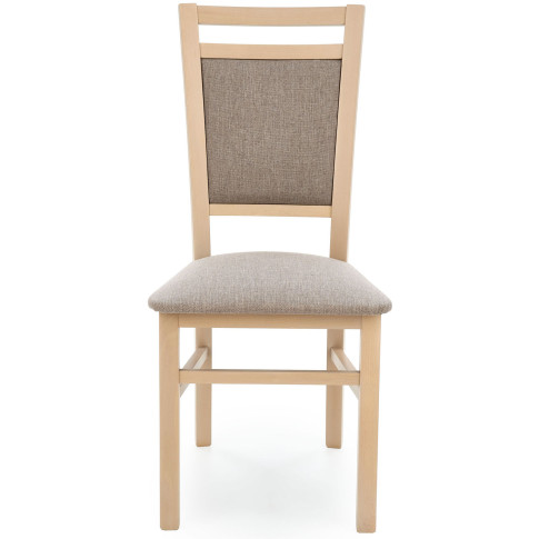 bukowe krzesło tapicerowane do klasycznej jadalni Maso
