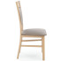 klasyczne drewniane krzesło tapicerowane Maso
