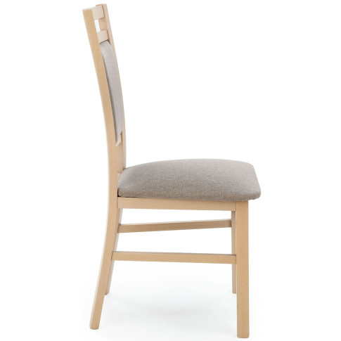 klasyczne drewniane krzesło tapicerowane Maso