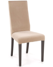 Beżowe krzesło tapicerowane do salonu nowoczesnego - Ulto 3X w sklepie Edinos.pl