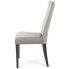 szare krzesło tapicerowane do eleganckiej jadalni Ulto